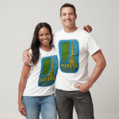 T-shirt de l'état de l'Indiana... (Unisexe)