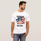 T-shirt de l'état de Washington (Devant entier)
