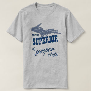 T-shirt de l'État de Yooper dans le Michigan Super