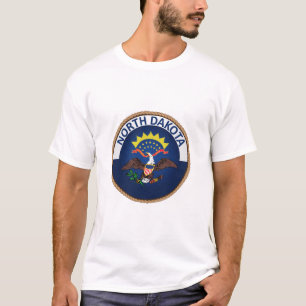 T-shirt de l'État du Dakota du Nord