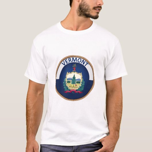 T-shirt de l'État du Vermont (Devant)