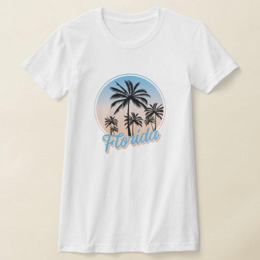 T-shirt de l'état tropical de Floride (Poser)
