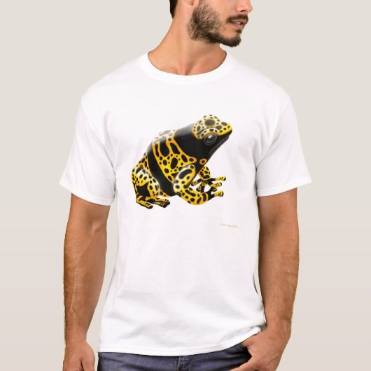 T-shirt de Leucomelas de grenouille de dard de (Devant)