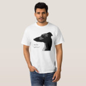 T-shirt de lévrier italien (Devant entier)