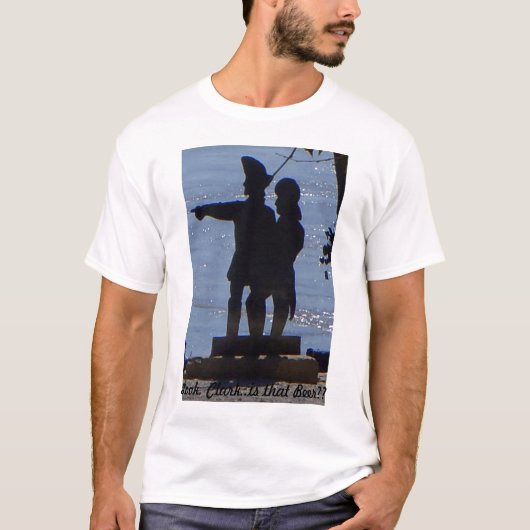 T-shirt de Lewis et de Clark, trouvant la bière (Devant)
