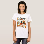 T-shirt de l'Halloween de Moosey - Funny Fall Moos (Devant entier)