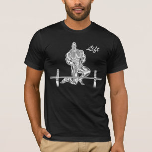 T-shirt de l'haltérophilie des hommes