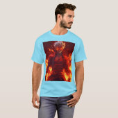 T-shirt de l'homme de feu (Devant entier)