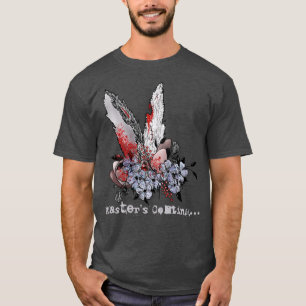 T-shirt de l'horreur du lapin de Pâques
