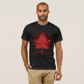 T-shirt de l'hymne du Canada Cadeaux Souvenir Chem (Devant entier)