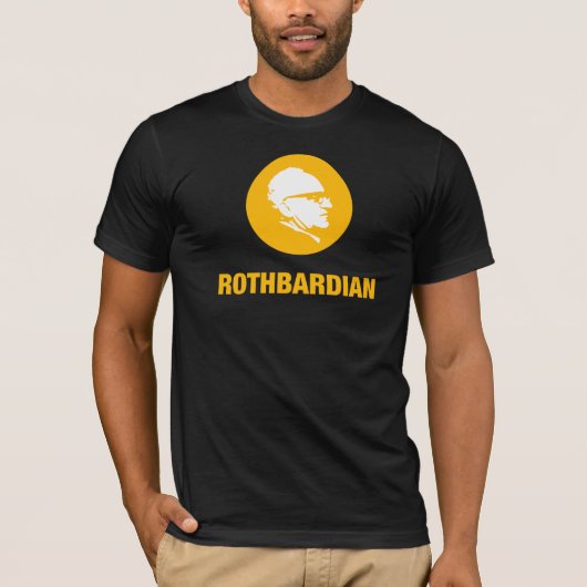 T-shirt de libertaire de Rothbardian (Devant)