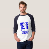 T-shirt de libre de l'information (Devant entier)