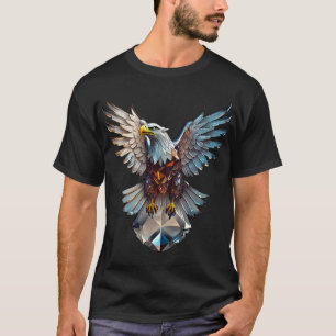 T-shirt de l'icône de l'aigle de cristal - Emblème