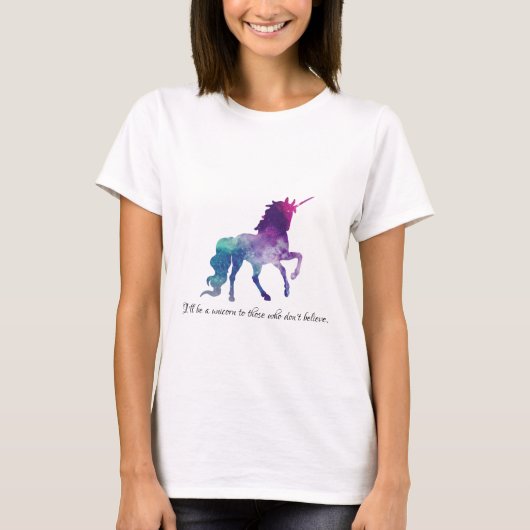 T-shirt de licorne (Devant)