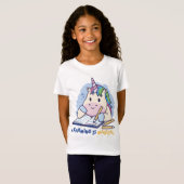 T-shirt de licorne studieuse (Devant entier)