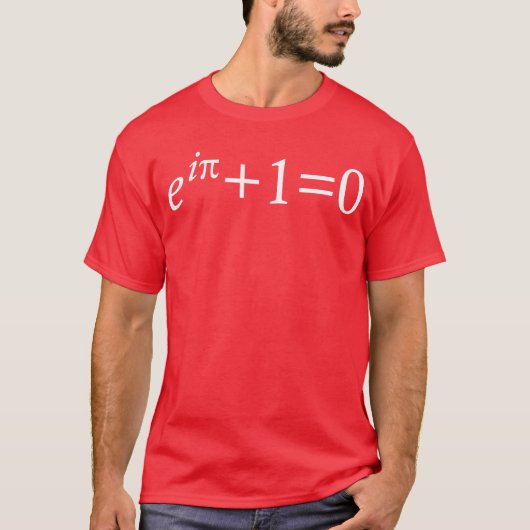 T-shirt de l'identité d'Euler (Devant)