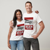 T-shirt de lignes aériennes de Belkin (Unisexe)