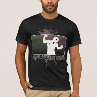 T-shirt de ligue de tir de zombi