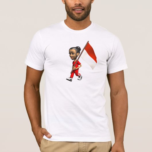 T-shirt de l'Indonésie (Devant)