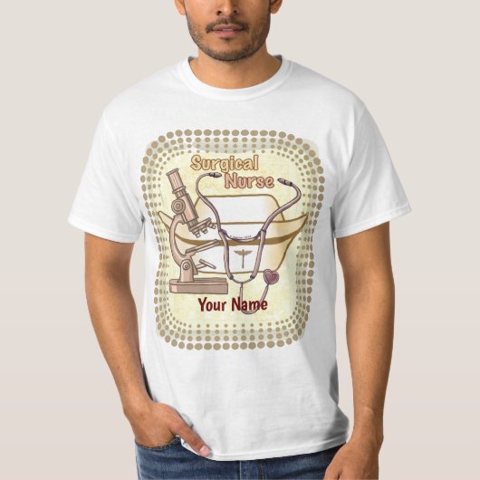 T-shirt de l'infirmière chirurgicale cool (Devant)