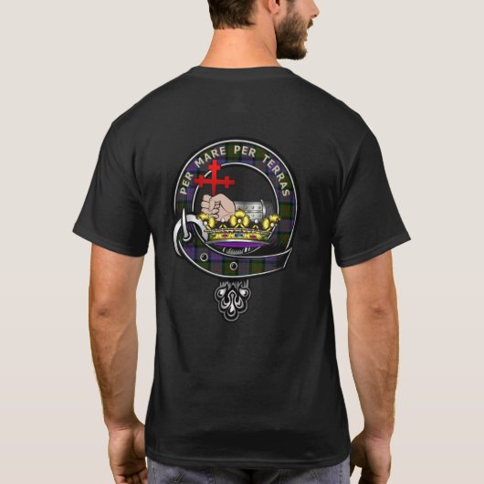 T-shirt de l'insigne de clan MacDonald Tartan (Dos)