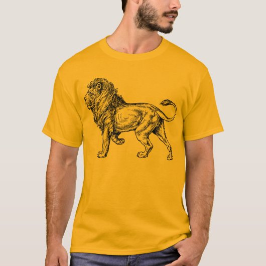 T-shirt de lion (Devant)