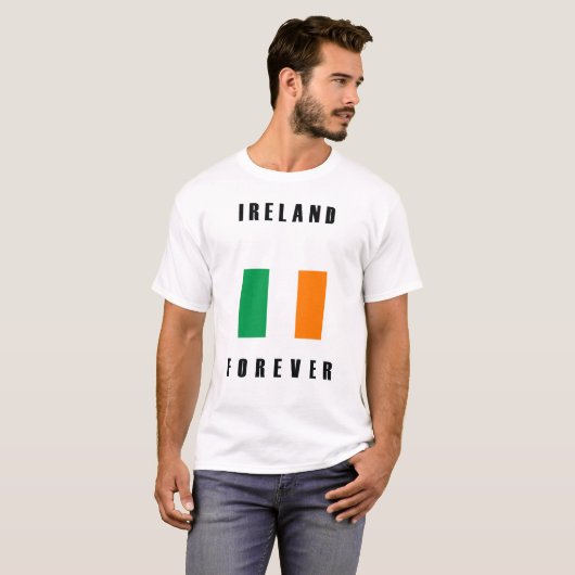 T-shirt De l'Irlande devise pour toujours (Devant entier)
