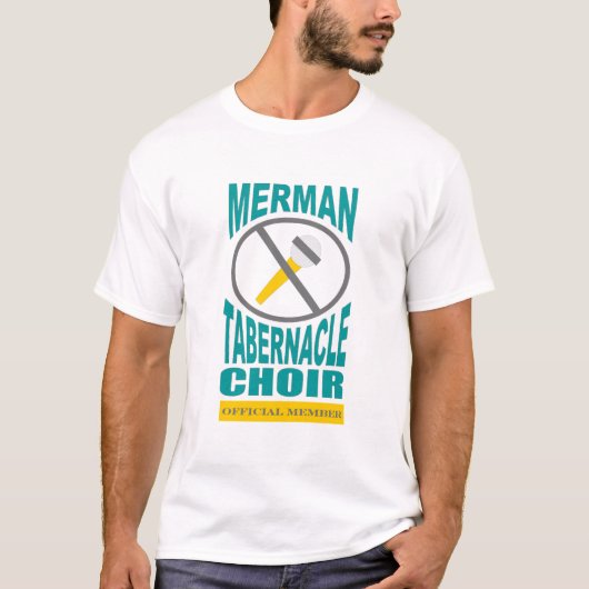 T-shirt de Lite des hommes de choeur de triton (Devant)
