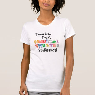 T-shirt de Lite des pro femmes de théâtre musica