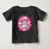 T-shirt de Little Snuggle Bunny Raglan de tante (Devant)