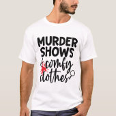 T-shirt de l'observateur de crime réel amusant (Devant)