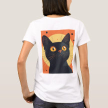 T-shirt de Lofi Style Black Cat