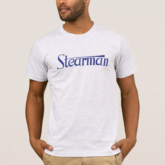 T-shirt de logo d'avions de Stearman (Devant)