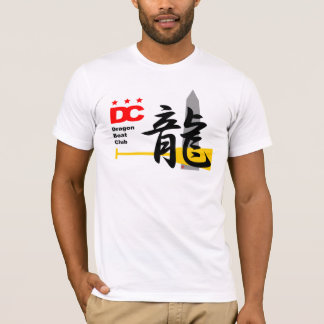 T-shirt de logo de bateau de dragon de C.C -