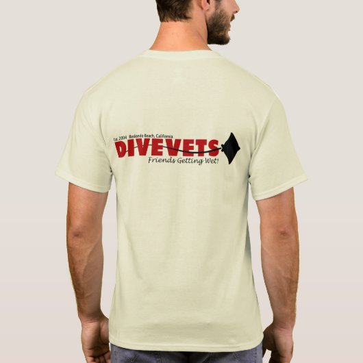 T-shirt de logo de DiveVets (Dos)