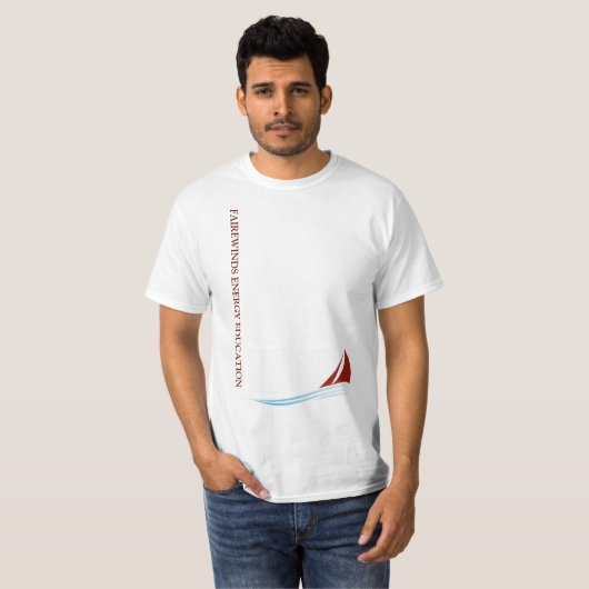 T-shirt de logo de Fairewinds des hommes (Devant entier)