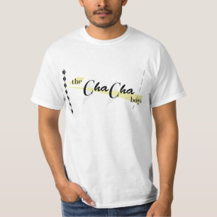 T-shirt de logo de garçons de cha-cha