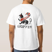 T-shirt de logo de griffon (Dos)
