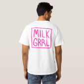 T-shirt de logo de MILKGRRL (Dos entier)