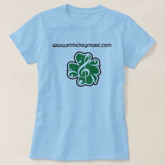 T-shirt de logo de musique de bidule de JIM (Design devant)