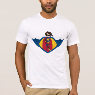 T-shirt de logo de super héros