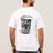 T-shirt de logo de tasse de Mavs et de mokas (Dos)