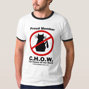 T-shirt de logo des haineux C.H.O.W. de chat