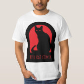 T-shirt de logo du mal KAT Comix (Devant)