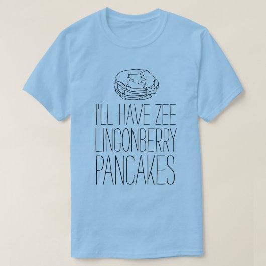 T-shirt de LOL : "CRÊPES D'AIRELLE " (Design devant)