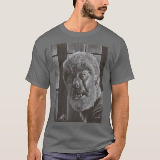 T-shirt de loup-garou (Devant)
