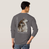 T-shirt de loups (Dos entier)