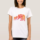 T-shirt de l'ours de maman (Devant)