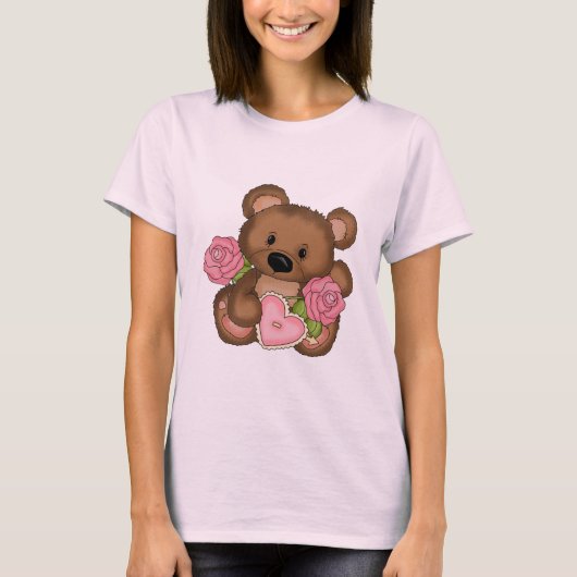 T-shirt de l'ours de Valentine (Devant)