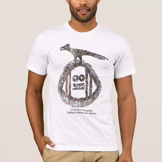 T-shirt de l'ours fou Petroglyph (Devant)